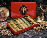 Pistachio - Walnut Baklava Assortment XL Metal Box