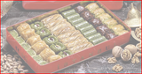 Pistachio - Walnut Baklava Assortment XL Metal Box