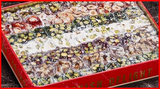 Round Turkish Delight with Nuts 1.1 kg