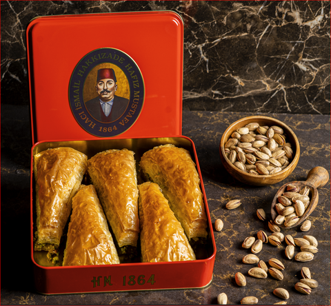 Pistachio Carrot Slice Baklava (S Box)