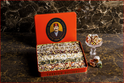 Mixed Turkish Delight with Nuts 1KG