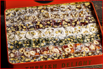 ROUND MIXED TURKISH DELIGHT WITH NUTS METAL BOX 1KG