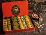 Pistachio Baklava Assortment (XL Metal Box) Appr. 2250 Gr.