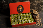 Pistachio Padishah Baklava - XL size Metal Box  Appr. 2100 Gr