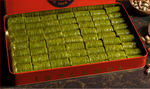 Pistachio Roll Baklava - XL size Metal Box  Appr. 2 KG