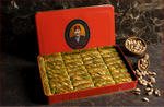 Pistachio Twister Baklava (XL Metal Box) Appr. 2250 Gr