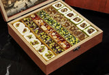 Premium Mixed Turkish Delight With Custom HM Wooden Box 2kg